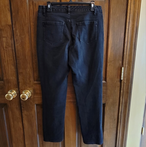 Bandolino Amy Black Jeans Sz 10 W 33 R 11 L 29 - Picture 6 of 7